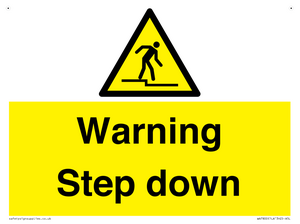 Warning Step down
